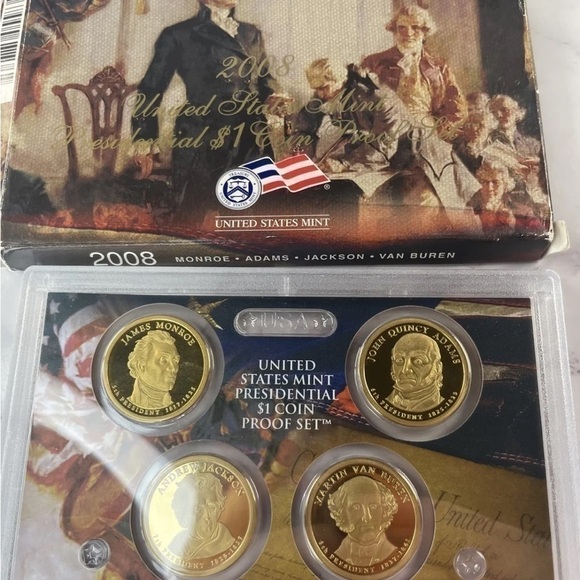 2008 U.S. Mint Presidential $1 Coin Proof Set - Picture 3 of 5